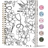 Lacama Nursing School Planner Nurse Notebook Journal, Nurse Gifts for Women,Nursing Essentials for Nurses, Nurses Week Gifts, Nurse Graduation Gift, A5 Spiral Notebook