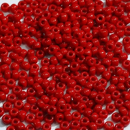 Amazon 丸大ビーズ オパークルビー 透けていない濃い目の赤 ビーズ ストーン 通販