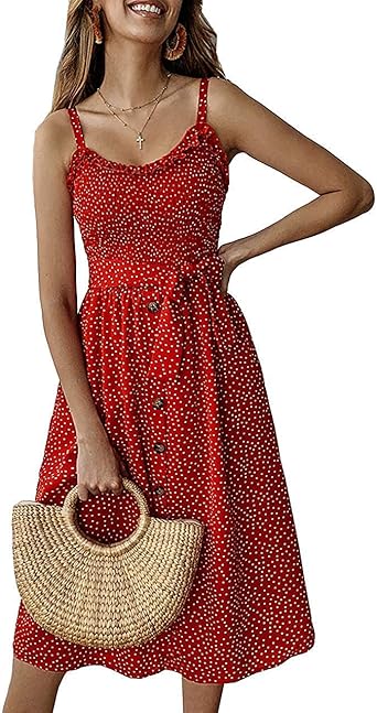 Red polka dot sundress Clearance