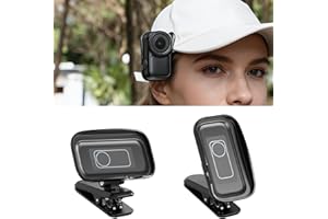AMAZEAR Backpack Clip Mount for DJI Osmo Nano/Xtra Atto Accessories, Upgraded Adjustable Hat Cap Holder with Strong Grip, Qui