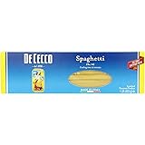 De Cecco Pasta, Spaghetti No. 12, 1 Pound (Pack of 20) - Serving Size 1/8 box (56g) dry