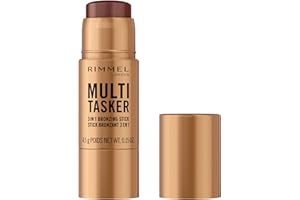 Rimmel London Multi Tasker Bronzing, Sculpting & Contour Stick, All-Day Wear, Dewy Finish, Vegan-Friendly Makeup, 4.5g
