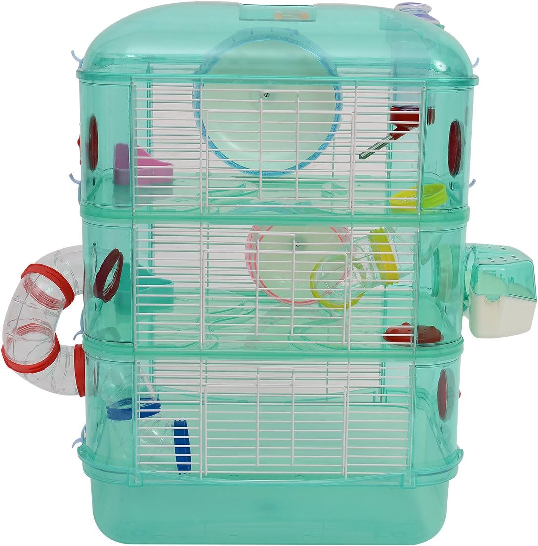 A closer look at West Hamster Cage Multi Level With Exercise And Play Area
