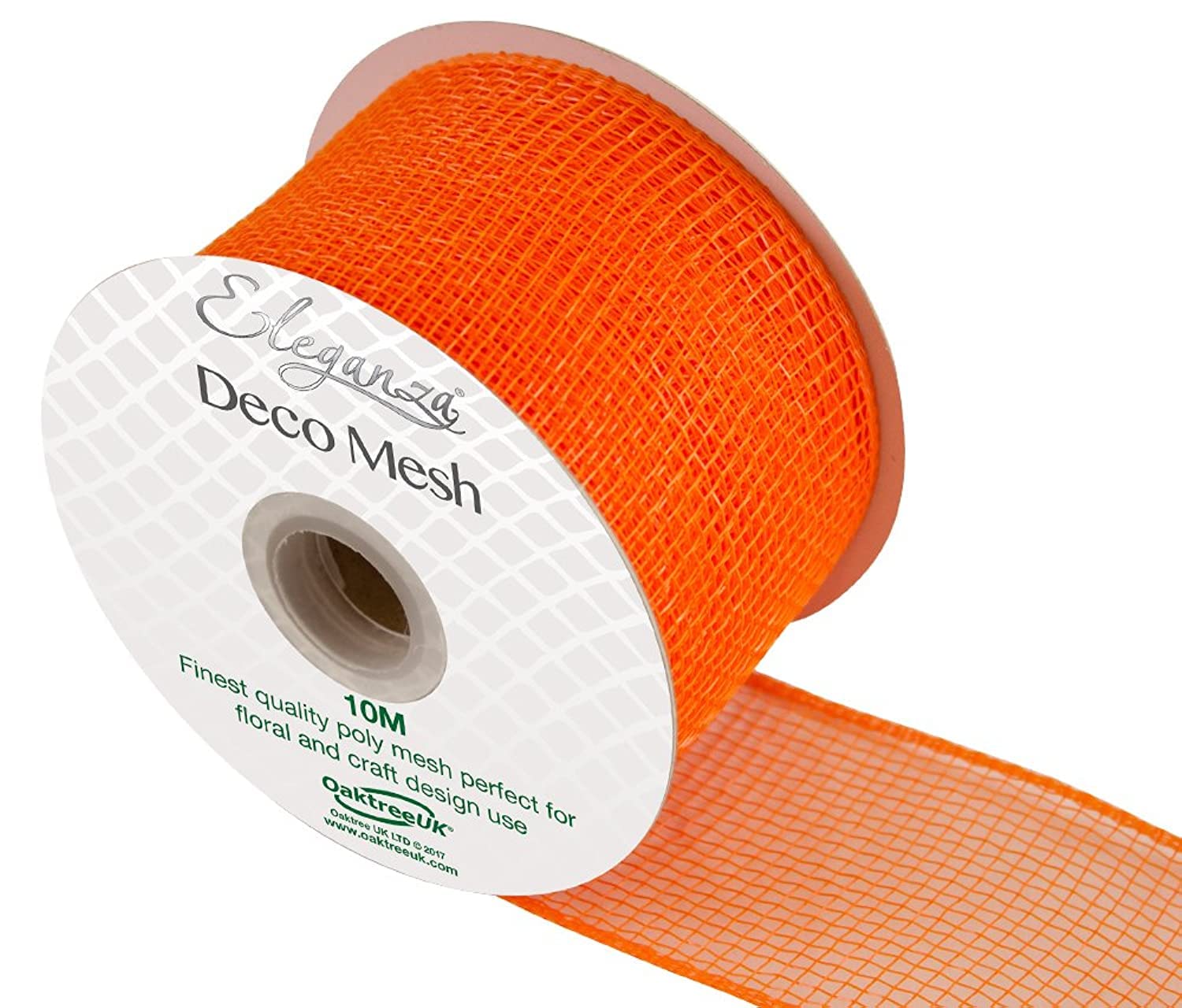 Eleganza Deco Mesh 63mm x 10m Orange No.04