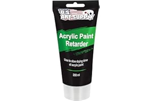 U.S. Art Supply Acrylic Retarder Acrylic Medium, 200ml Tube