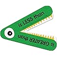 Really Good Stuff Magnetic Greater Than or Less Than Demonstration Manipulative - 1 Gator- Grades K-3, Ages 5-8 | Math Classroom & Homeschool Supplies, Counting for Kids