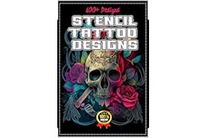 Stencil Tattoo Designs : Tattoo Designs for Real Tattoo Artists, Over 600 Designs for stencils, Traditional and Modern Style 