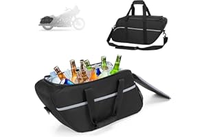 HODRANT Motorcycle Saddlebag Cooler, Leakproof Side Bag Liner Compatible With Harley Davidson 1993-2022 Touring Hard Saddlebag, Waterproof Insert Organizer, 1 Bag