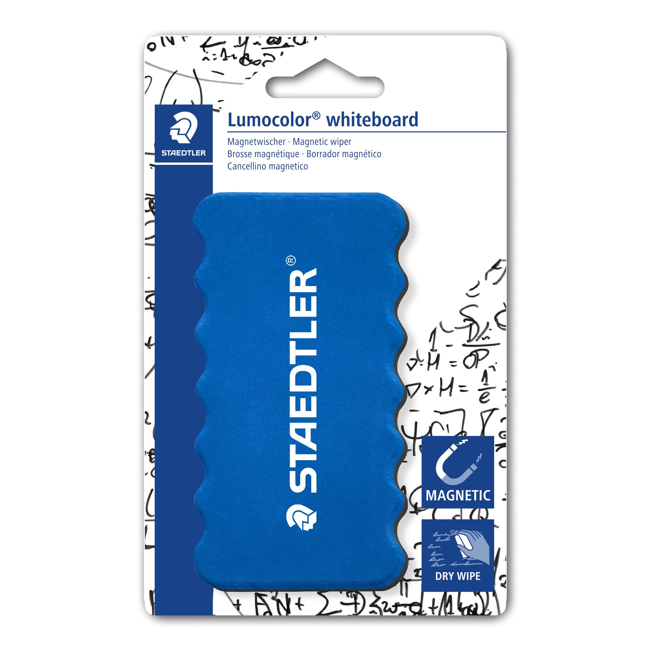 Staedtler 652 BK Lumocolor whiteboard wiper in blister card