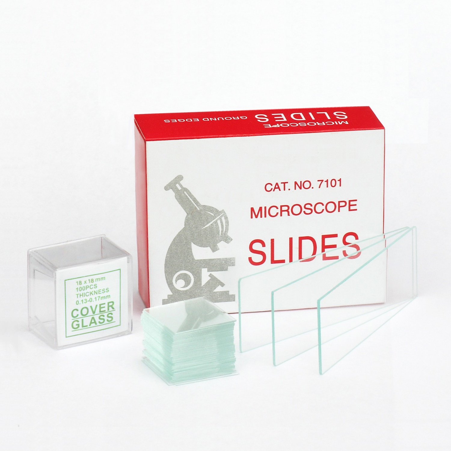 BoliOptics PreCleaned Blank Glass Microscope Slides & Square