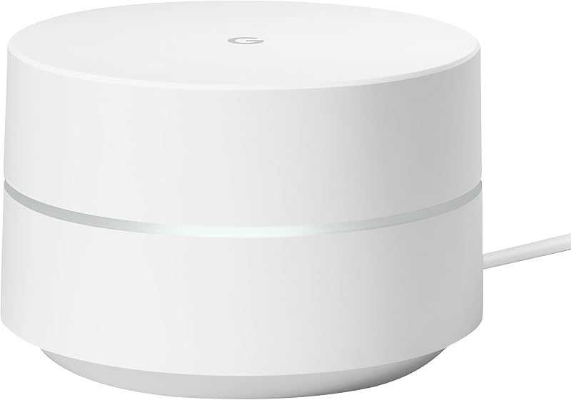 Google Wifi Whole Home System White Single Pack Fast Reliable Wi-Fi Router