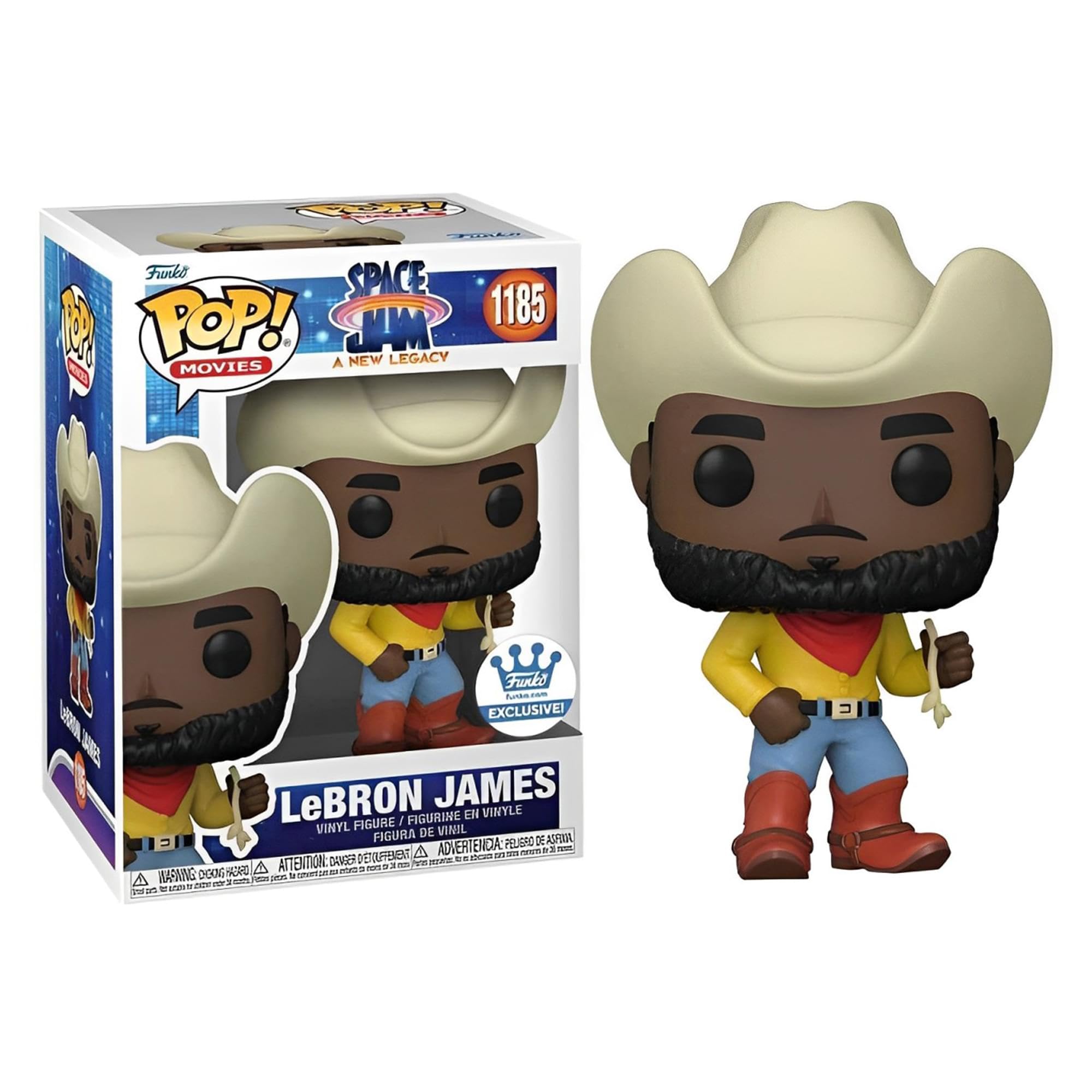POP! Movies 1185 Space Jam A New Legacy Lebron James Cowboy