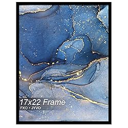Fxojyvo 17x22 Picture Frame, Black Frame for 17 x