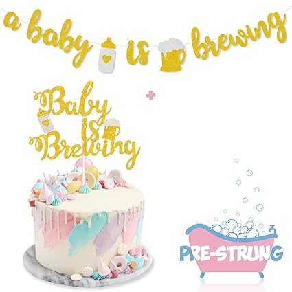 Amazon Com A Baby Is Brewing Baby Shower Banner Baby Is Brewing