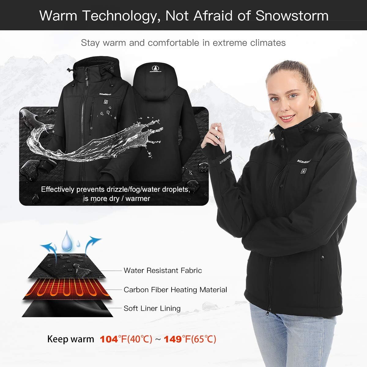 climix heated jacket