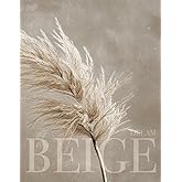 Dream Beige: Neutral Decorative Book, Elegant Whimsical Decor Object For Coffee Table Aesthetics and Creative Stacking, Very Easy To Pair With, Blank Numbered Pages Interior