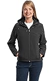 Port Authority Ladies Textured Hooded Soft Shell
