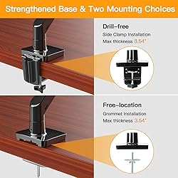 ErGear 22-35” Premium Single Monitor Stand Mount