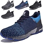 SUADEX Steel Toe Shoes for Men Women Indestructible Steel Toe Sneakers Lightweight Work Safety Shoes Puncture Proof Composite Toe