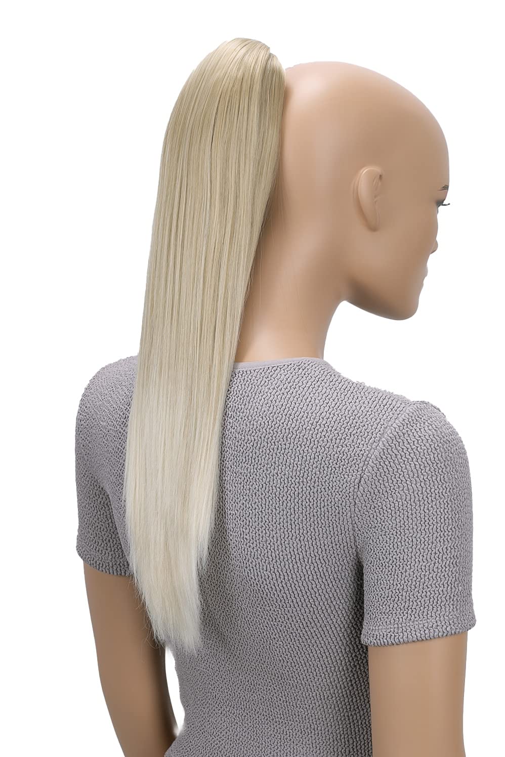 CAISHA 20" Hairpiece Ponytail Clip On Extensions With Butterfly Claw Straight Blond Mix H55 — image 1