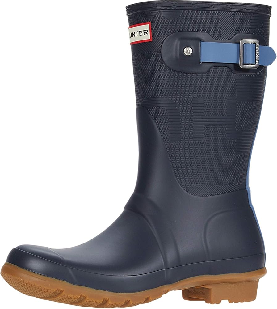 hunter logo rain boots