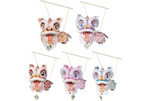 Chinese New Year Lantern Kit, DIY Chinese New Year Lion Dance Lantern Set, Spring Festival Decor Lanterns, Paper Lanterns Mak