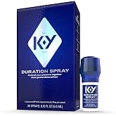 K-Y Duration Delay Spray, Numbing Lidocaine Climax Spray for Men, .16 FL OZ | No-Mess Application Delay Spray, Discreet Packaging, TSA-Friendly Travel Size, Last Longer in Bed
