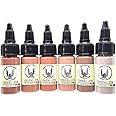Viking Ink Tattoo Ink KIT Skin Colors (6 Units x 1/2 oz)