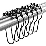 Titanker Shower Curtain Rings Hooks, Rust-Resistant