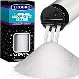 LEOBRO White Ultra Fine Glitter 150G 0.2mm Resin Art Nail Craft Festival