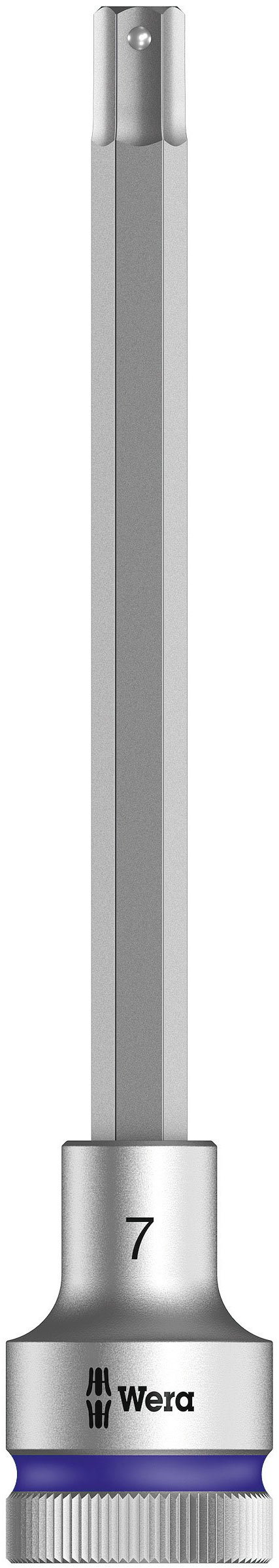Wera 8740 C HF Zyklop In-Hex-Plus holding function bit socket, 1/2" drive, 7x140mm, 05003843001