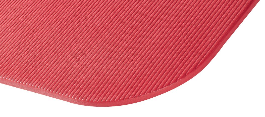 Airex Corona Exercise Mat, 185 x 100 x 1.5 cm, Red, Closed-Cell Foam, Resists Moisture, Inhibits Bacteria Growth, Multi-Functional Non-Slip Mat, Ideal for Physiotherapy, Yoga, Pilates, & Fitness