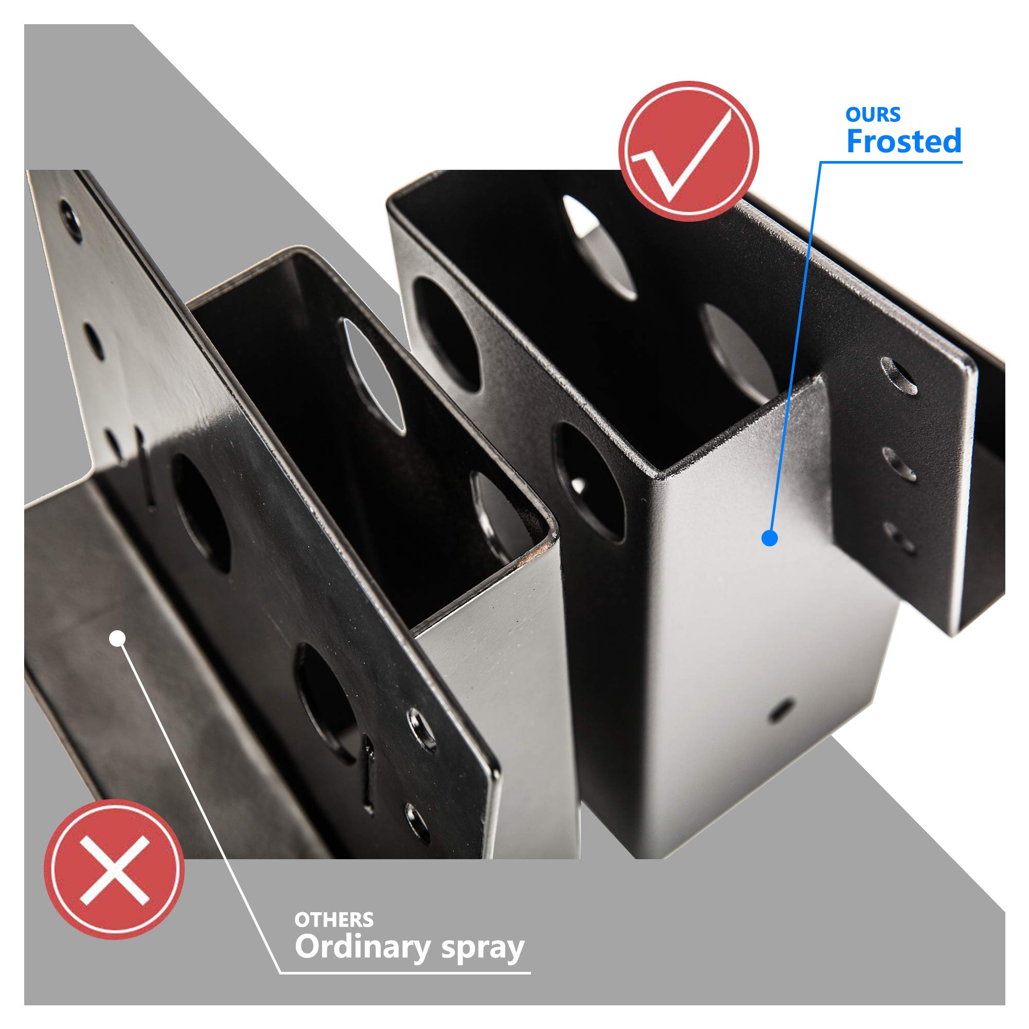 Outdoor 4x4 Compound Angle Brackets For Deer Stand Hunting Blinds