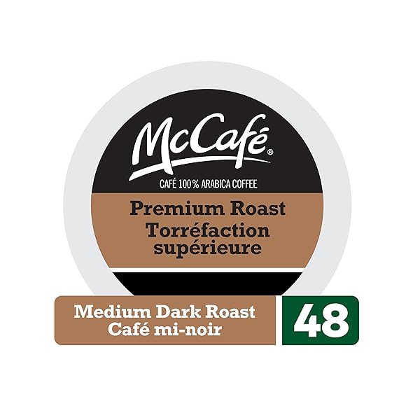 MCCAFÉ PREMIUM MEDIUM DARK ROAST K-CUP COFFEE PODS, 48 COUNT, ETHICALLY SOURCED, FOR KEURIG COFFEE MAKERS