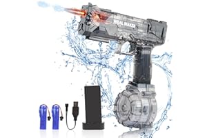 Pycoal Electric Water Guns for Adults, Strongest Water Pistol Automatic Electric Water Gun Powerful Water Squirt Gun, 26-32 FT Long Range Water Gun Pistol Watergun Toy for Summer, Outdoor