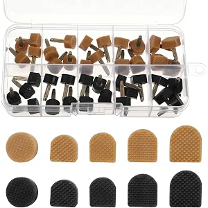 40 Pcs High Heel Replacement Tips Black Heel Caps for High Heels | Heel Tips High Heel Repair Caps Women’s Shoes Tips Repair