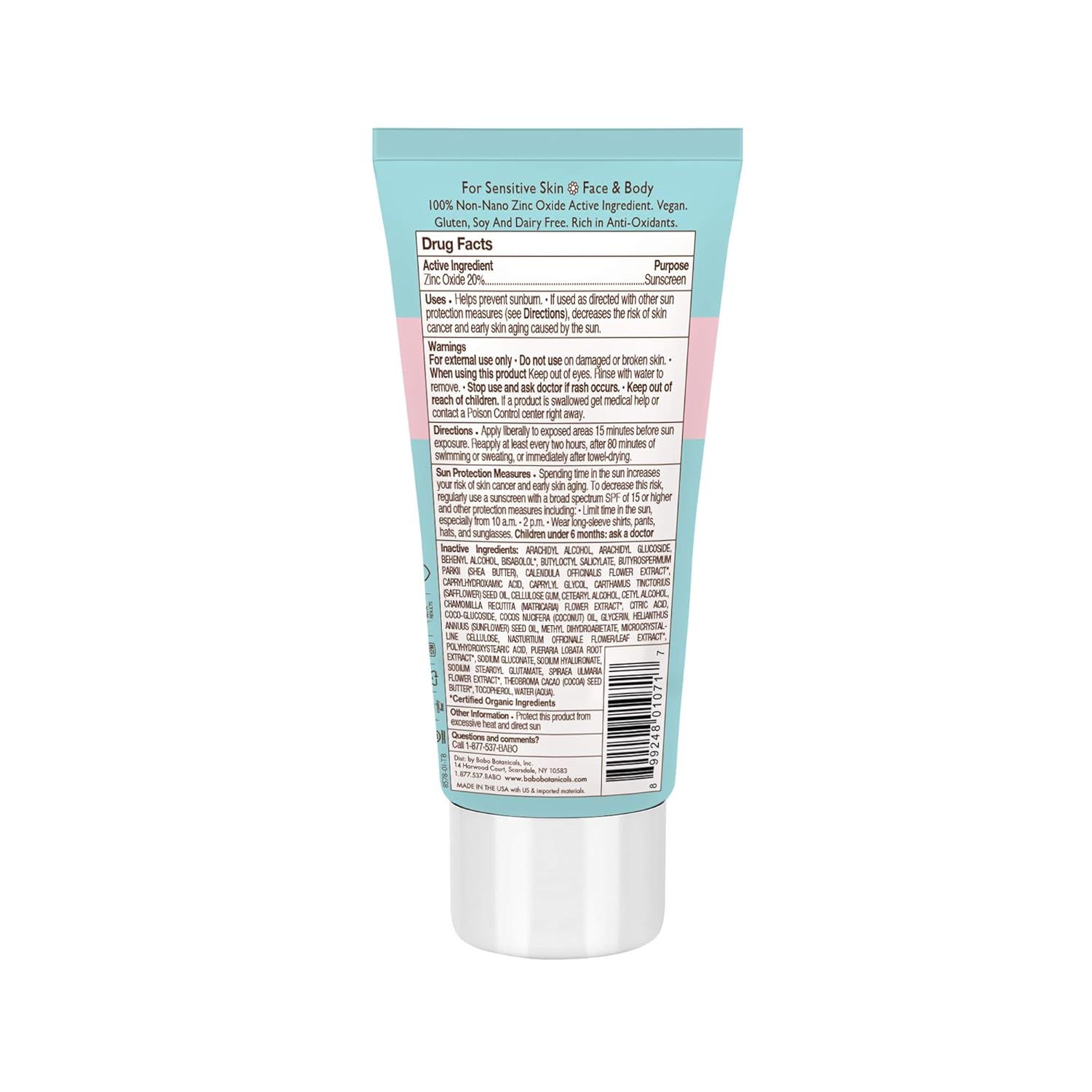 babo botanicals baby skin mineral sunscreen