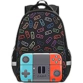 Boys Backpack for School,Gamer Backpack for Boys Kids,Boy Bookbag for Elementary Middle School Student,Video Game Bookbag For Boy Kids Teen Age 6-14,17″