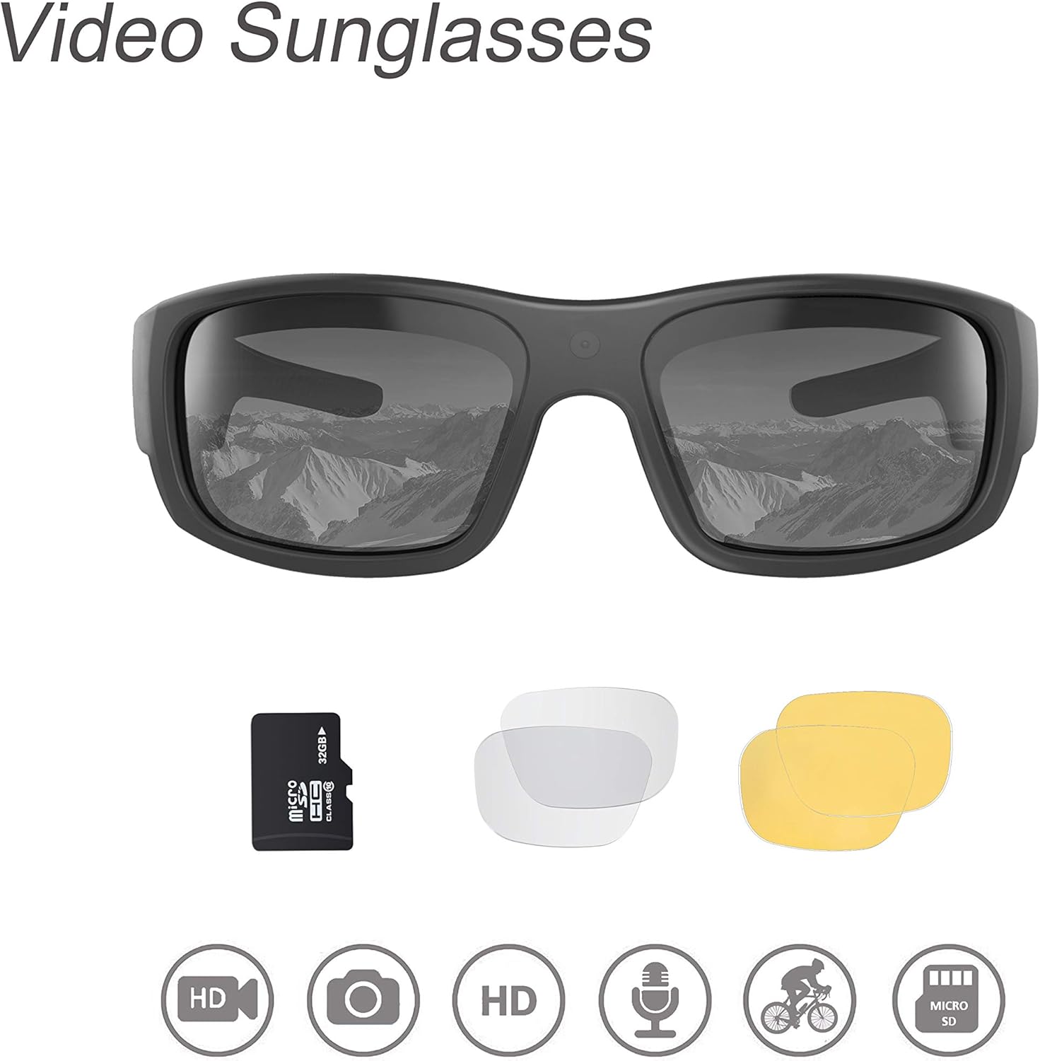 glasses with video camera built in