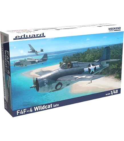 Amazon.com: ACADEMY HOBBY MODEL KITS USN F4F4 Wildcat - Fighter