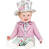 Lil Miss Mad Hatter Infant Costume | Alice in Wonderland Cosplay Costume for Baby Girl's | Hatter Cosplay Outfit