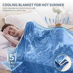 Guohaoi Cooling Throw Blanket for Hot