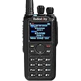 Radioddity GD-AT10G DMR Handheld Ham Radio 10W Digital Analog Long Range (UHF Only) with GPS APRS, 3100mAh Rechargeable Batte