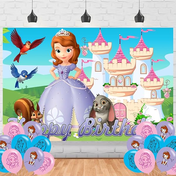 strapless open back dress Princess Sofia the First Dress Ball Gown with Pearls – Cosplayrr main image 0