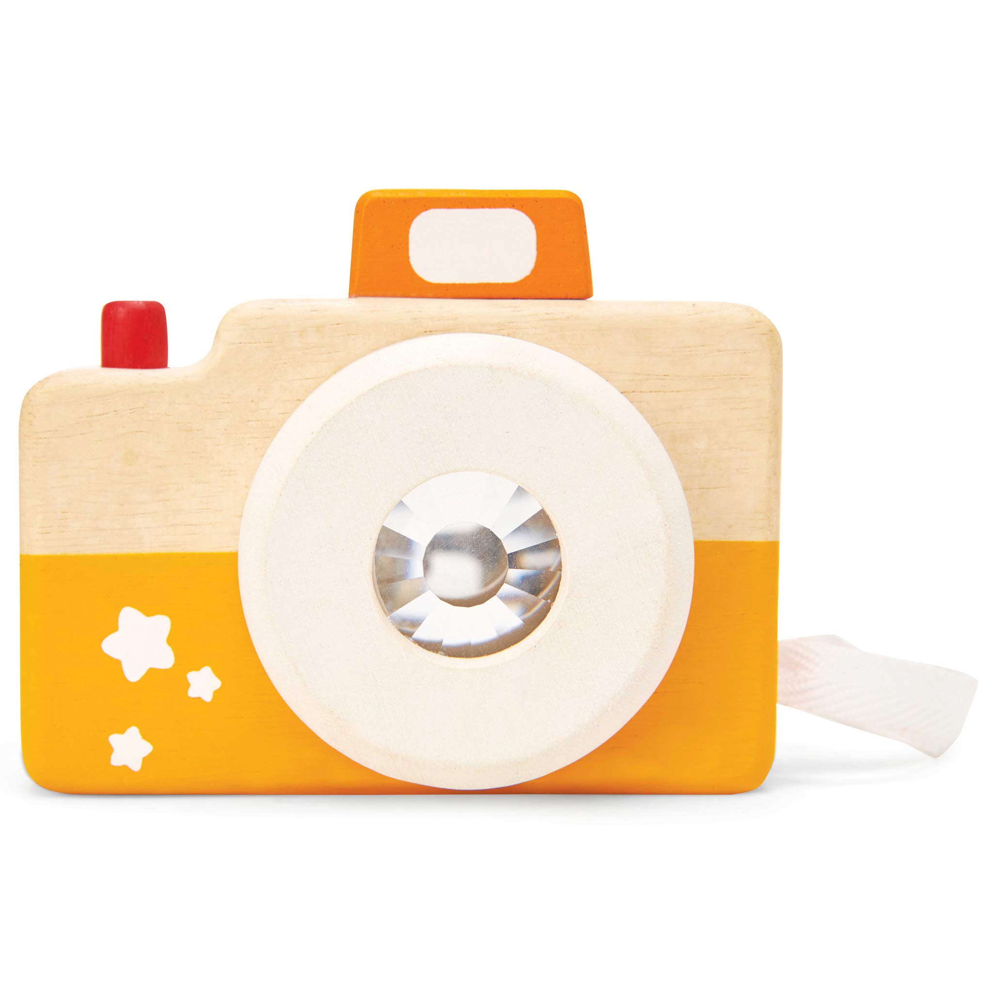 Le Toy Van - Petilou Wooden Educational Multi-Sensory Wooden Party Camera Toy For Toddlers And Babies | Suitable For A Boy Or Girl 1 Year Old