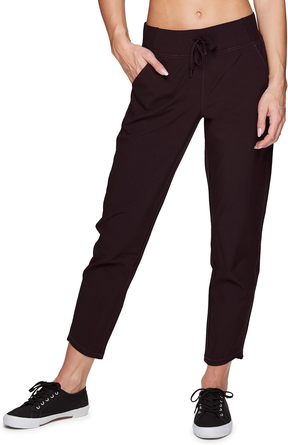 RBX Active Women's Relaxed Fit Lightweight Quick Drying Stretch Woven Pants with Pockets at  Women’s Clothing store