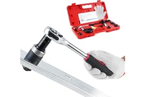 BANCHEE Ratchet Knockout Hole Punch Driver Kits 1/2 to 2 inch SLUG-Buster Knockout Electrical Conduit Hole Cutter Sets KO Tool Kit (CC-60)