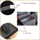 YAAVAAW BBQ Gasket Tape 8.2ft 1/2'' Black Fiber Smoke Seal for Smoker Grill Oven view 3