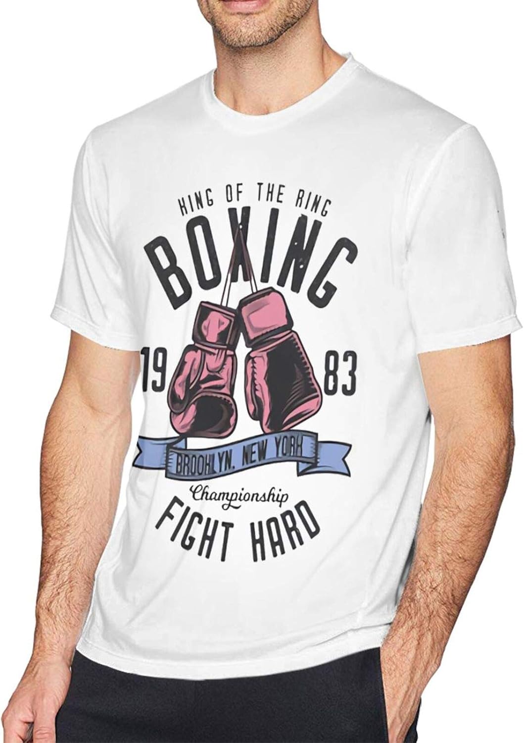 Buy Boxing 1983 Fight Men's Street Style TShirts Boy Tees Fashion