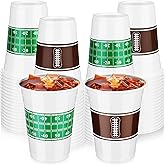 Baderke 50 Pcs Game Day 16oz Football Plastic Cups Disposable Football Party Cups in Bulk for Footballs Party and Tailgate Event, Ideal Parties Supplies & Parties Favors for Footballs Themed Birthdays